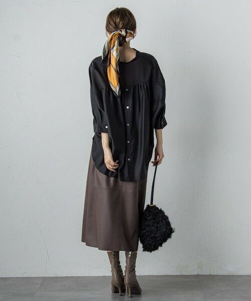 Droite lautreamont / ドロワットロートレアモン シャツ・ブラウス | セミシアースキッパーブラウス≪洗濯機で洗える≫ | 詳細2