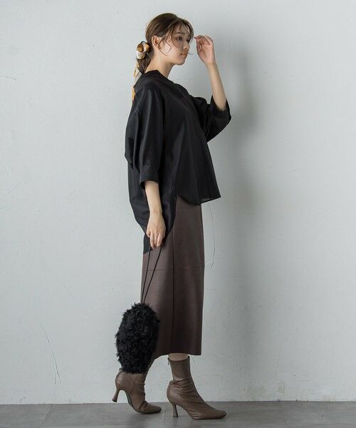 Droite lautreamont / ドロワットロートレアモン シャツ・ブラウス | セミシアースキッパーブラウス≪洗濯機で洗える≫ | 詳細3