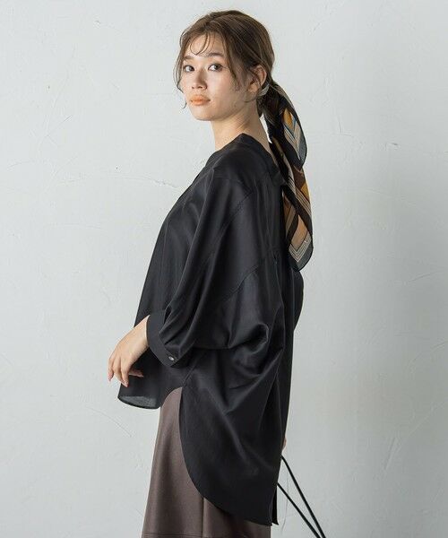 Droite lautreamont / ドロワットロートレアモン シャツ・ブラウス | セミシアースキッパーブラウス≪洗濯機で洗える≫ | 詳細7