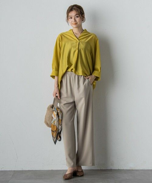 Droite lautreamont / ドロワットロートレアモン シャツ・ブラウス | セミシアースキッパーブラウス≪洗濯機で洗える≫ | 詳細9