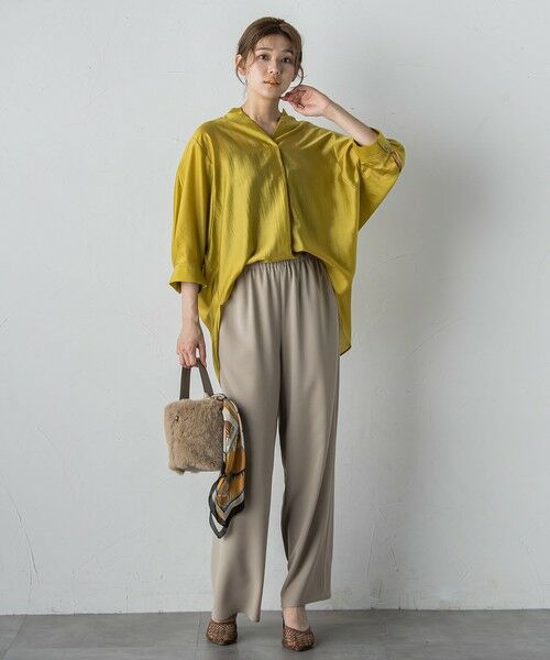 Droite lautreamont / ドロワットロートレアモン シャツ・ブラウス | セミシアースキッパーブラウス≪洗濯機で洗える≫ | 詳細10