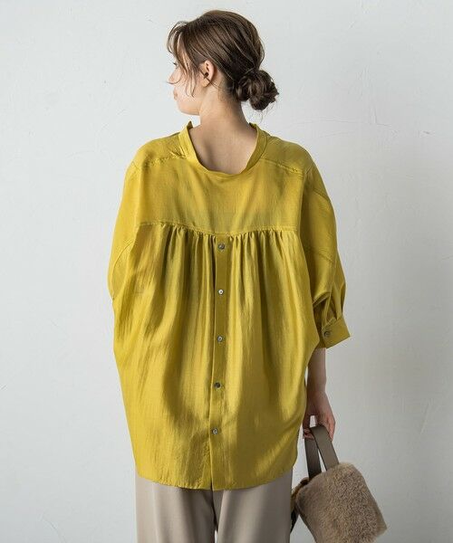 Droite lautreamont / ドロワットロートレアモン シャツ・ブラウス | セミシアースキッパーブラウス≪洗濯機で洗える≫ | 詳細14