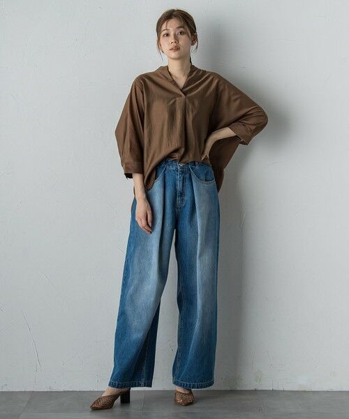 Droite lautreamont / ドロワットロートレアモン シャツ・ブラウス | セミシアースキッパーブラウス≪洗濯機で洗える≫ | 詳細18