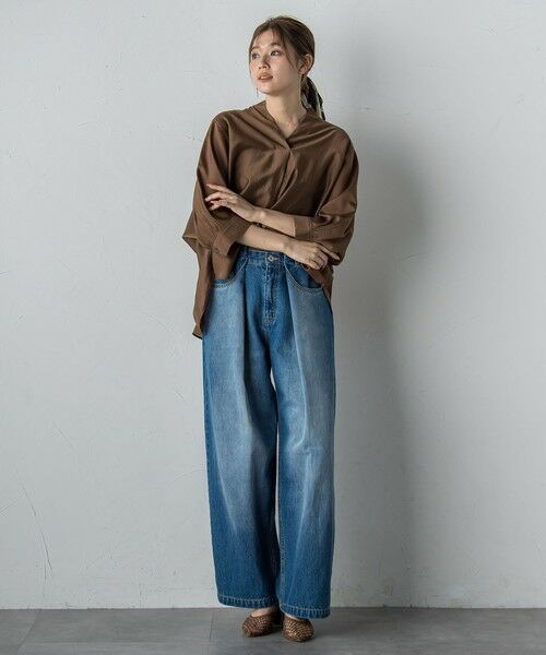 Droite lautreamont / ドロワットロートレアモン シャツ・ブラウス | セミシアースキッパーブラウス≪洗濯機で洗える≫ | 詳細19