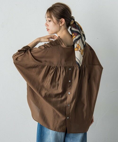 Droite lautreamont / ドロワットロートレアモン シャツ・ブラウス | セミシアースキッパーブラウス≪洗濯機で洗える≫ | 詳細22