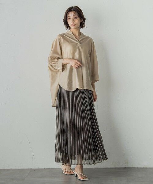 Droite lautreamont / ドロワットロートレアモン シャツ・ブラウス | セミシアースキッパーブラウス≪洗濯機で洗える≫ | 詳細24