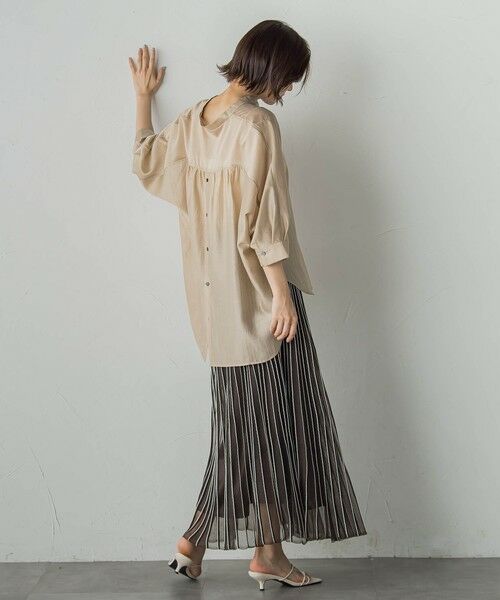 Droite lautreamont / ドロワットロートレアモン シャツ・ブラウス | セミシアースキッパーブラウス≪洗濯機で洗える≫ | 詳細25