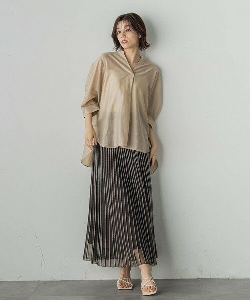 Droite lautreamont / ドロワットロートレアモン シャツ・ブラウス | セミシアースキッパーブラウス≪洗濯機で洗える≫ | 詳細26