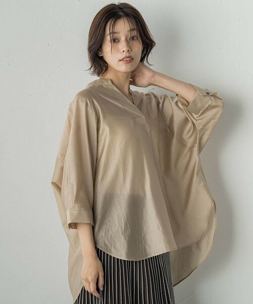 Droite lautreamont / ドロワットロートレアモン シャツ・ブラウス | セミシアースキッパーブラウス≪洗濯機で洗える≫ | 詳細29