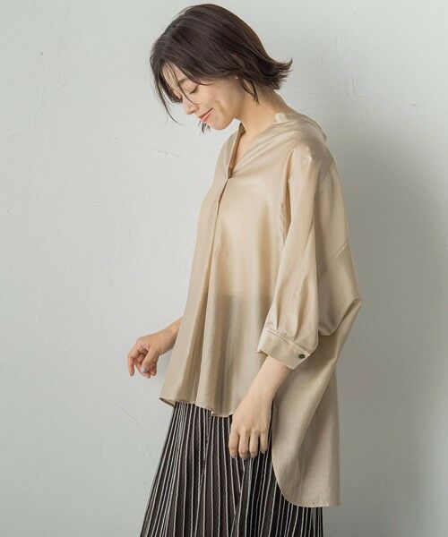 Droite lautreamont / ドロワットロートレアモン シャツ・ブラウス | セミシアースキッパーブラウス≪洗濯機で洗える≫ | 詳細30