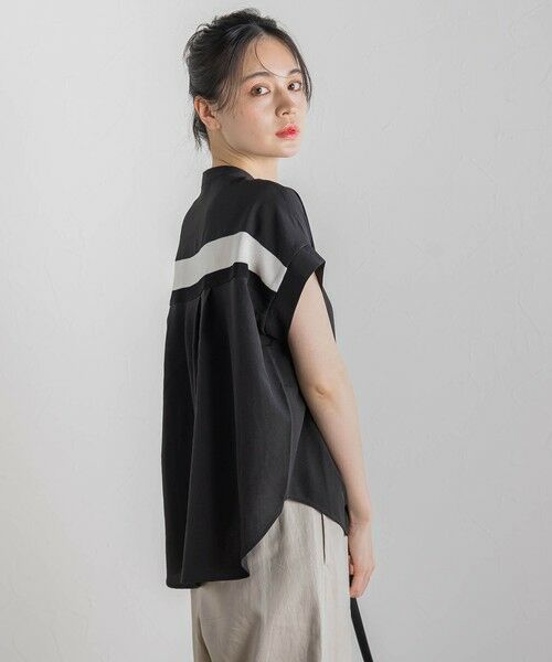 Droite lautreamont / ドロワットロートレアモン シャツ・ブラウス | 【WEB限定】麻調バックヨークテープ切替えブラウス≪洗濯機で洗える≫ | 詳細8