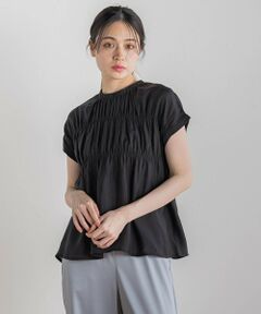 Droite lautreamont / ドロワットロートレアモン シャツ・ブラウス | 【WEB限定】シルキーシャーリングブラウス≪手洗い可能≫