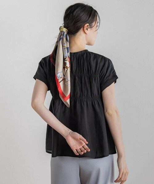 Droite lautreamont / ドロワットロートレアモン シャツ・ブラウス | 【WEB限定】シルキーシャーリングブラウス≪手洗い可能≫ | 詳細13