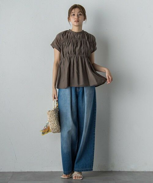 Droite lautreamont / ドロワットロートレアモン シャツ・ブラウス | 【WEB限定】シルキーシャーリングブラウス≪手洗い可能≫ | 詳細20