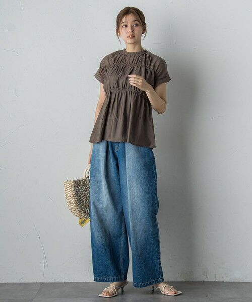 Droite lautreamont / ドロワットロートレアモン シャツ・ブラウス | 【WEB限定】シルキーシャーリングブラウス≪手洗い可能≫ | 詳細21