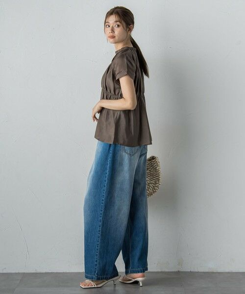 Droite lautreamont / ドロワットロートレアモン シャツ・ブラウス | 【WEB限定】シルキーシャーリングブラウス≪手洗い可能≫ | 詳細22