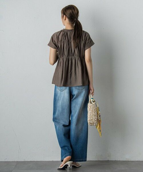 Droite lautreamont / ドロワットロートレアモン シャツ・ブラウス | 【WEB限定】シルキーシャーリングブラウス≪手洗い可能≫ | 詳細23