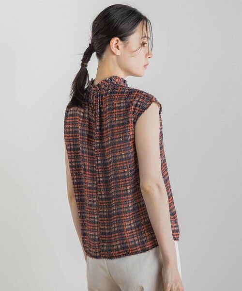 Droite lautreamont / ドロワットロートレアモン シャツ・ブラウス | 【WEB限定】カットジャガードチェックプリントブラウス | 詳細19