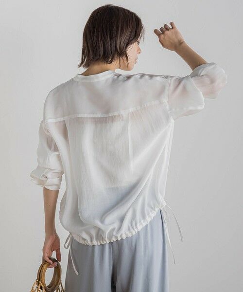 Droite lautreamont / ドロワットロートレアモン シャツ・ブラウス | セミシアードロストシャツ≪手洗い可能≫ | 詳細5