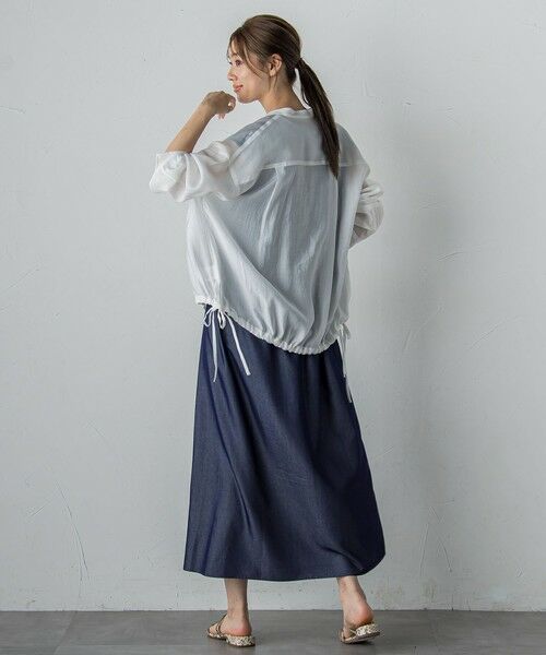 Droite lautreamont / ドロワットロートレアモン シャツ・ブラウス | セミシアードロストシャツ≪手洗い可能≫ | 詳細7