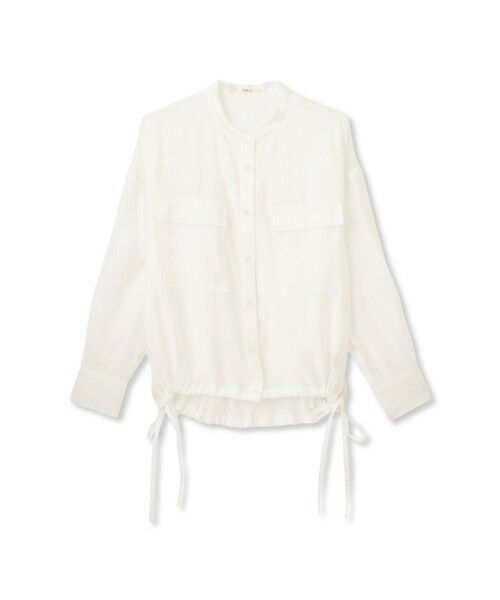 Droite lautreamont / ドロワットロートレアモン シャツ・ブラウス | セミシアードロストシャツ≪手洗い可能≫ | 詳細9