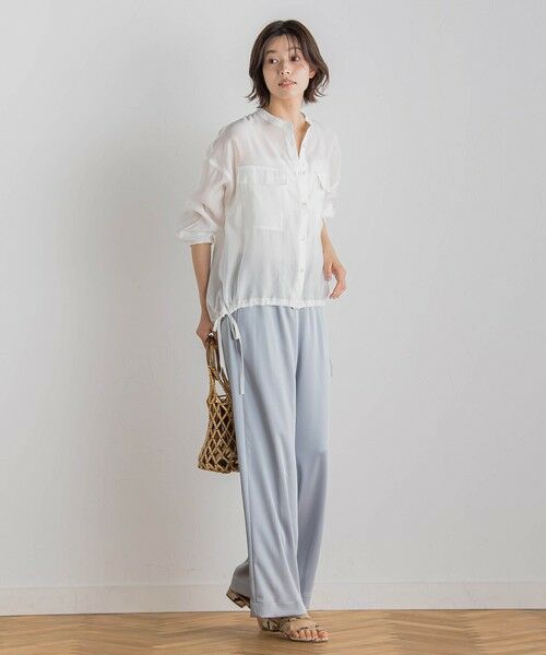 Droite lautreamont / ドロワットロートレアモン シャツ・ブラウス | セミシアードロストシャツ≪手洗い可能≫ | 詳細3