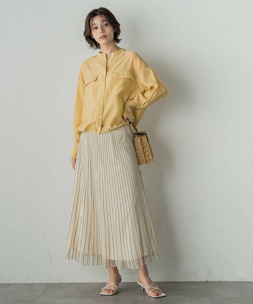 Droite lautreamont / ドロワットロートレアモン シャツ・ブラウス | セミシアードロストシャツ≪手洗い可能≫ | 詳細10