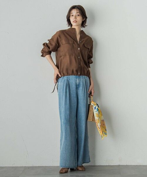 Droite lautreamont / ドロワットロートレアモン シャツ・ブラウス | セミシアードロストシャツ≪手洗い可能≫ | 詳細30