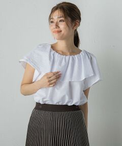 Droite lautreamont / ドロワットロートレアモン シャツ・ブラウス | 【WEB限定】ワンダーウェーブクロスブラウス≪手洗い可能≫