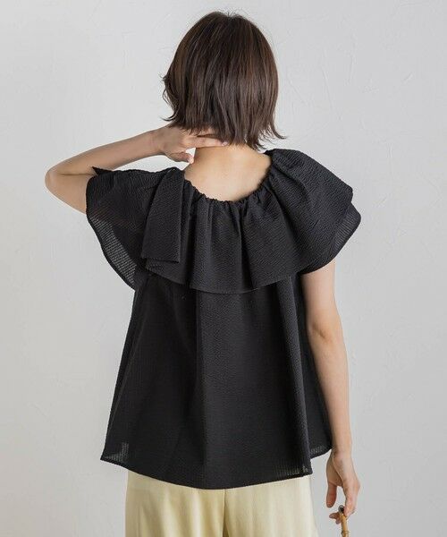 Droite lautreamont / ドロワットロートレアモン シャツ・ブラウス | 【WEB限定】ワンダーウェーブクロスブラウス≪手洗い可能≫ | 詳細15