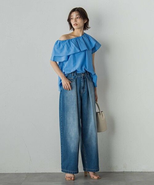 Droite lautreamont / ドロワットロートレアモン シャツ・ブラウス | 【WEB限定】ワンダーウェーブクロスブラウス≪手洗い可能≫ | 詳細22