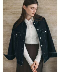 Droite lautreamont / ドロワットロートレアモン テーラードジャケット | FLOCK on DENIMジャケット≪手洗い可能≫