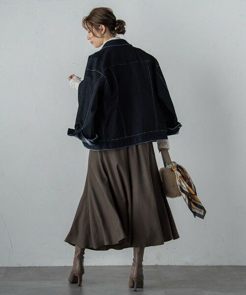 Droite lautreamont / ドロワットロートレアモン テーラードジャケット | FLOCK on DENIMジャケット≪手洗い可能≫ | 詳細3