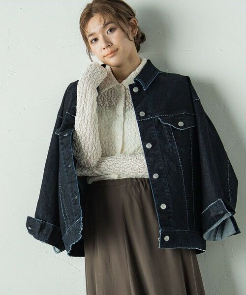 Droite lautreamont / ドロワットロートレアモン テーラードジャケット | FLOCK on DENIMジャケット≪手洗い可能≫ | 詳細7