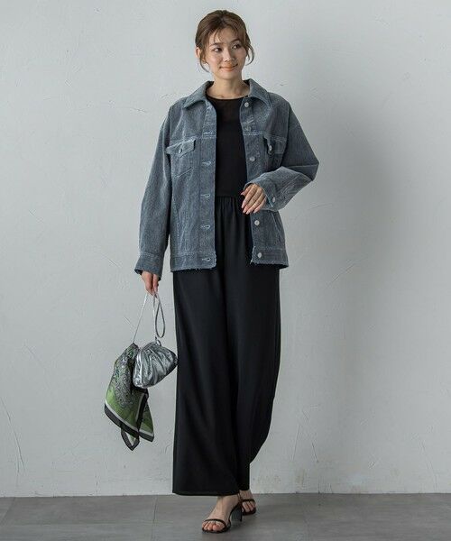 Droite lautreamont / ドロワットロートレアモン テーラードジャケット | FLOCK on DENIMジャケット≪手洗い可能≫ | 詳細13