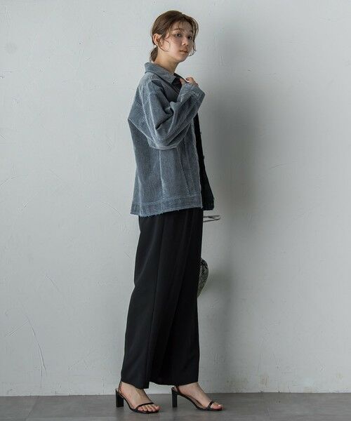 Droite lautreamont / ドロワットロートレアモン テーラードジャケット | FLOCK on DENIMジャケット≪手洗い可能≫ | 詳細16