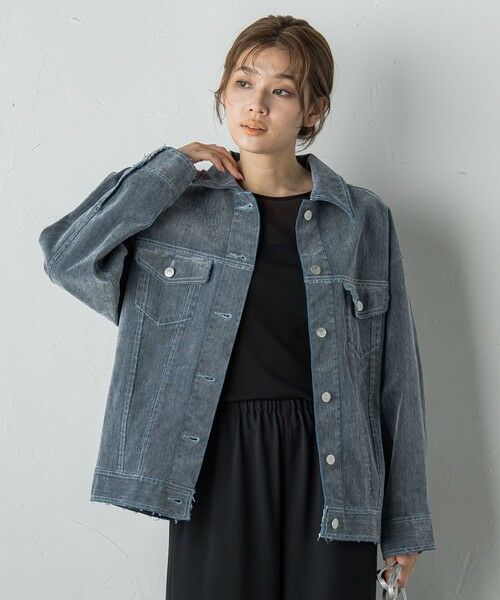 Droite lautreamont / ドロワットロートレアモン テーラードジャケット | FLOCK on DENIMジャケット≪手洗い可能≫ | 詳細17