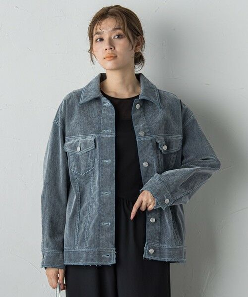 Droite lautreamont / ドロワットロートレアモン テーラードジャケット | FLOCK on DENIMジャケット≪手洗い可能≫ | 詳細18