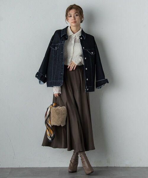 Droite lautreamont / ドロワットロートレアモン カットソー | フラワーシャーリングレースカットソー≪洗濯機で洗える≫ | 詳細7