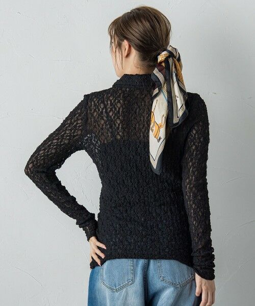 Droite lautreamont / ドロワットロートレアモン カットソー | フラワーシャーリングレースカットソー≪洗濯機で洗える≫ | 詳細19