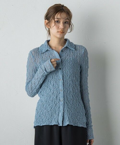 Droite lautreamont / ドロワットロートレアモン カットソー | フラワーシャーリングレースカットソー≪洗濯機で洗える≫ | 詳細27