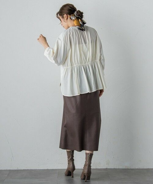 Droite lautreamont / ドロワットロートレアモン カットソー | 布帛ドッキングカットソー≪手洗い可能≫ | 詳細2