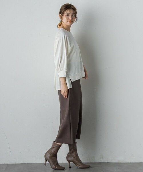 Droite lautreamont / ドロワットロートレアモン カットソー | 布帛ドッキングカットソー≪手洗い可能≫ | 詳細3