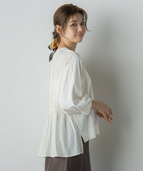 Droite lautreamont / ドロワットロートレアモン カットソー | 布帛ドッキングカットソー≪手洗い可能≫ | 詳細6