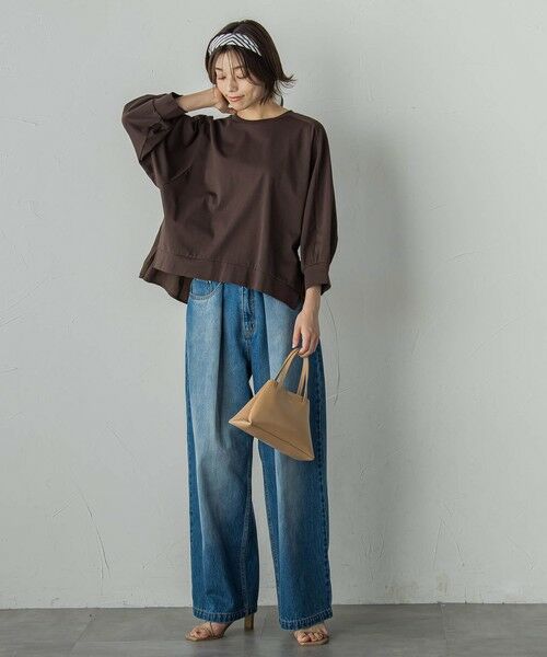 Droite lautreamont / ドロワットロートレアモン カットソー | 布帛ドッキングカットソー≪手洗い可能≫ | 詳細9