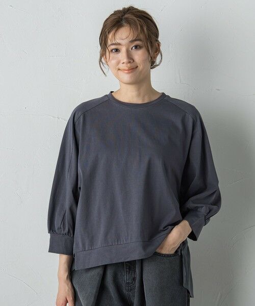 Droite lautreamont / ドロワットロートレアモン カットソー | 布帛ドッキングカットソー≪手洗い可能≫ | 詳細24