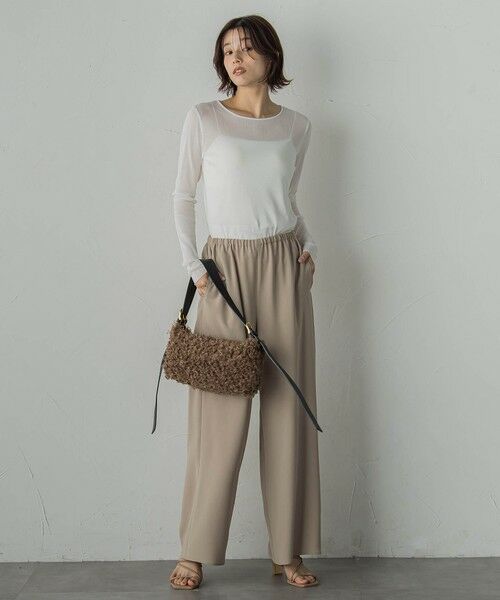Droite lautreamont / ドロワットロートレアモン ニット・セーター | コットンサラチュールカットソー≪手洗い可能≫ | 詳細2