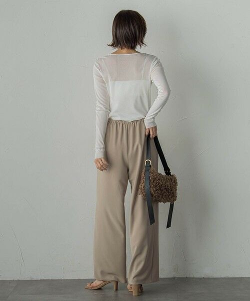 Droite lautreamont / ドロワットロートレアモン ニット・セーター | コットンサラチュールカットソー≪手洗い可能≫ | 詳細3