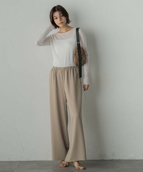 Droite lautreamont / ドロワットロートレアモン ニット・セーター | コットンサラチュールカットソー≪手洗い可能≫ | 詳細4