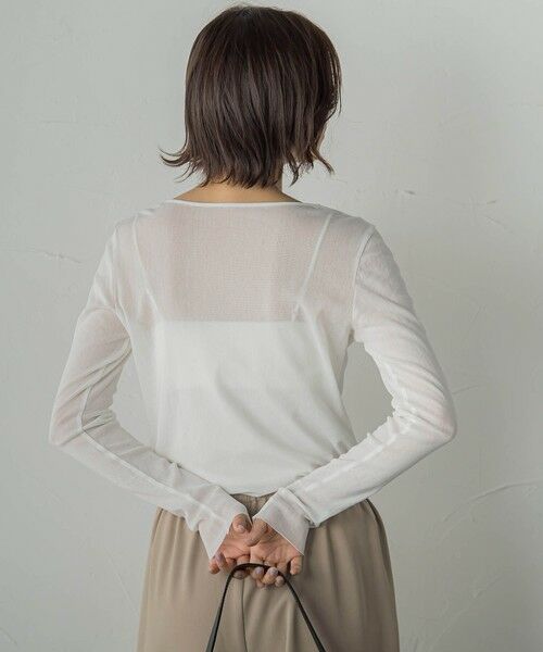 Droite lautreamont / ドロワットロートレアモン ニット・セーター | コットンサラチュールカットソー≪手洗い可能≫ | 詳細7